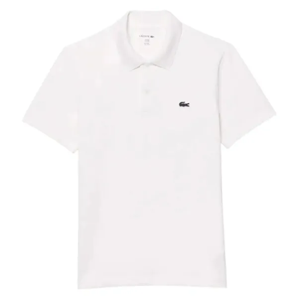 Áo Polo Nam Lacoste Regular Fit Cotton Polo Shirt DH8342 - 001 Màu Trắng Size 5