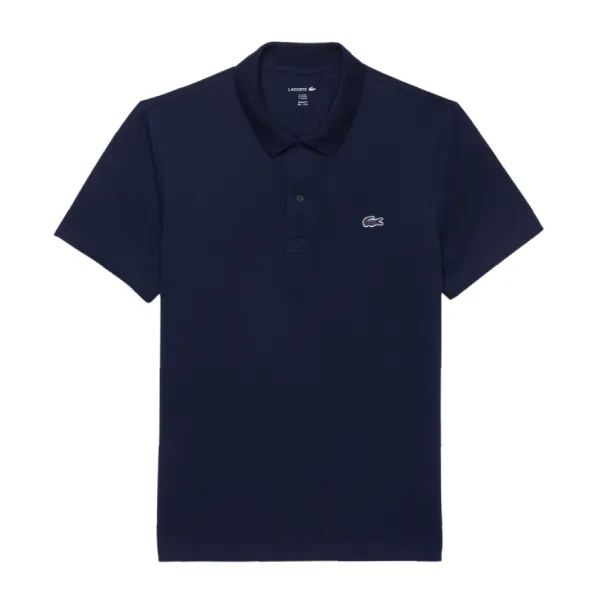 Áo Polo Nam Lacoste Regular Fit Cotton Polo Shirt DH8342 - 166 Màu Xanh Navy Size 4