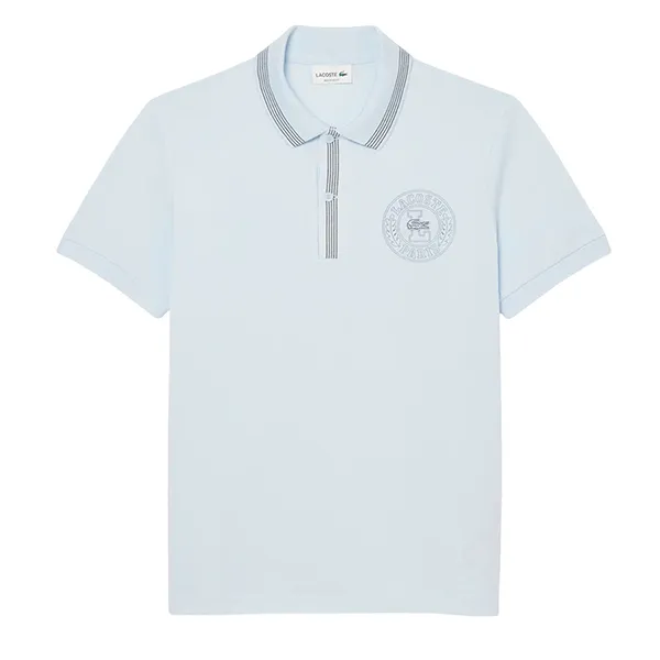 Áo Polo Nam Lacoste Regular Fit L.12.12 Badge PH9960 - T01 Màu Xanh Nhạt Size 5