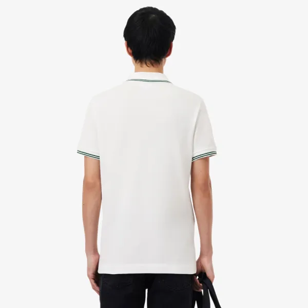 Áo Polo Nam Lacoste Men's Regular Fit Trim Accent L.12.12 PH9875 - 001 Màu Trắng Size 4