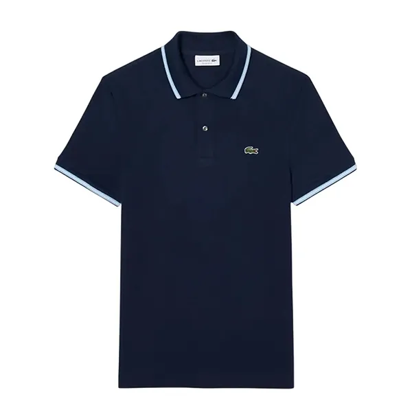 Áo Polo Nam Lacoste Regular Fit Trim Accent L.12.12 PH9875 166 Màu Xanh Navy Size 4
