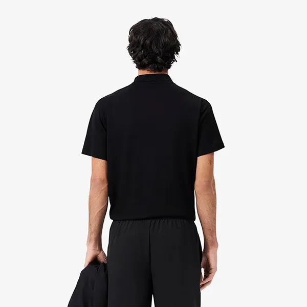 Áo Polo Nam Lacoste Regular Fit UV Protect Golf Polo Shirt DH3201 51 031 Màu Đen Size 3