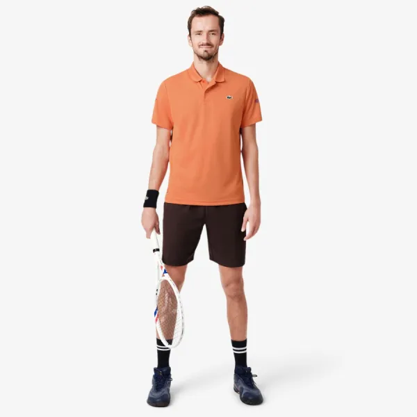 Áo Polo Nam Lacoste Tennis x Daniil Medvedev Polo Shirt DH9985 52 IY0 Màu Cam Size 3