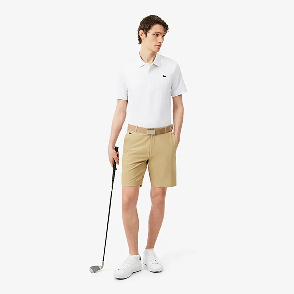 Áo Polo Nam Lacoste Ultra Dry Stretch Golf DH3189 - 001 Màu Trắng Size 3