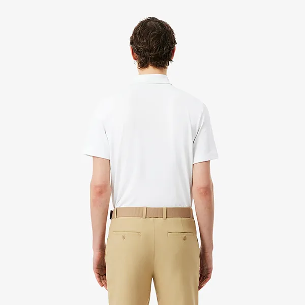 Áo Polo Nam Lacoste Ultra Dry Stretch Golf DH3189 - 001 Màu Trắng Size 3