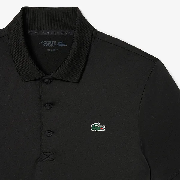 Áo Polo Nam Lacoste Ultra Dry Stretch Golf DH3189 - 031 Màu Đen Size 3