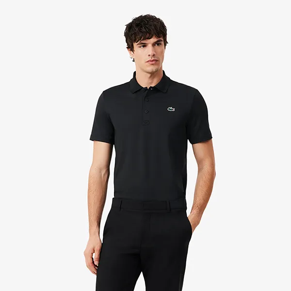 Áo Polo Nam Lacoste Ultra Dry Stretch Golf DH3189 - 031 Màu Đen Size 3