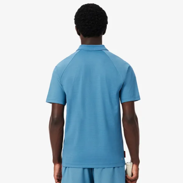 Áo Polo Nam Lacoste X Roland Garros Edition Tennis Polo Shirt DH0333 52 JBK Màu Xanh Blue Size 3