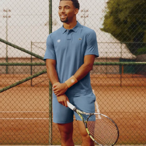 Áo Polo Nam Lacoste X Roland Garros Edition Tennis Polo Shirt DH0333 52 JBK Màu Xanh Blue Size 3