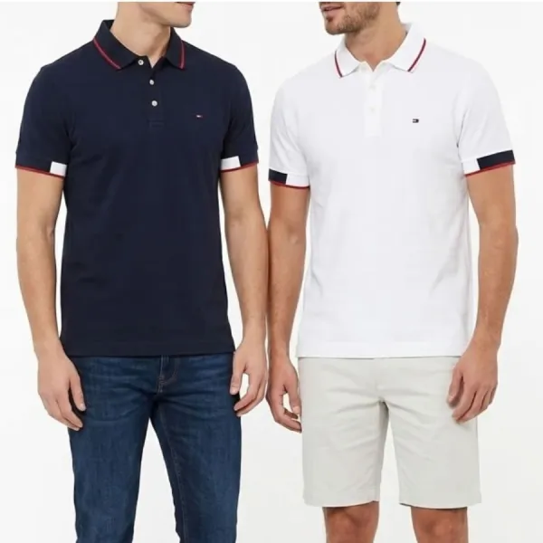 Áo Polo Nam Tommy Hilfiger Regular Fit Navy XM07207 DW5 Màu Xanh Navy Size M