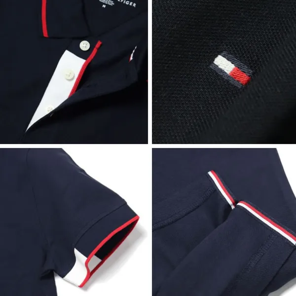 Áo Polo Nam Tommy Hilfiger Regular Fit Navy XM07207 DW5 Màu Xanh Navy Size M