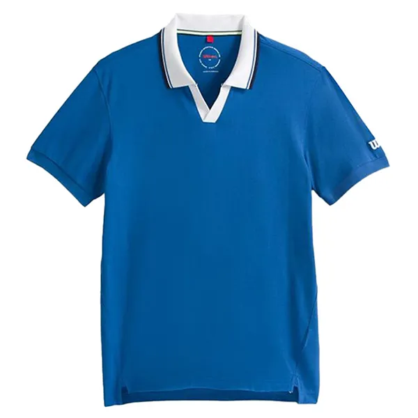 Áo Polo Nam Wilson Men's T-shirt Ace Johnny Collar Polo Short Sleeve TPS83 - BUE Màu Xanh Blue Size M