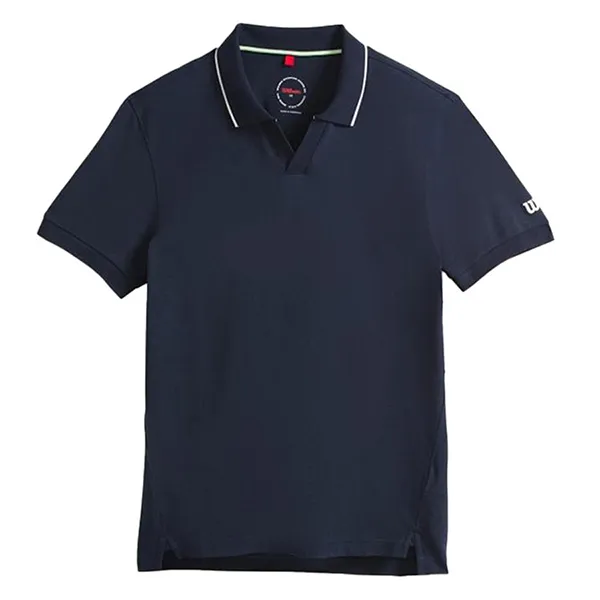 Áo Polo Nam Wilson Men's T-shirt Ace Johnny Collar Polo Short Sleeve TPS83 - DBC Màu Xanh Đen Size M