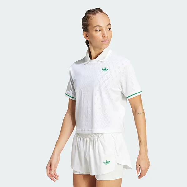 Áo Polo Nữ Adidas Tennis Climacool JM4734 Màu Trắng Size S