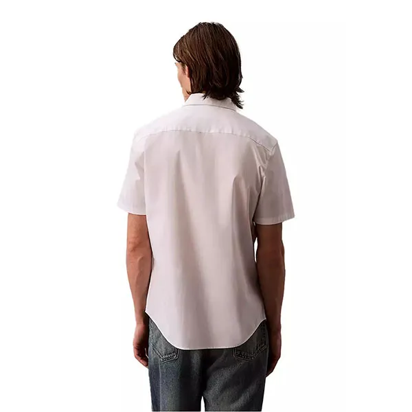 Áo Sơ Mi Nam Calvin Klein CK Woven Tops White 4LB147G - 110 Màu Trắng Size XS