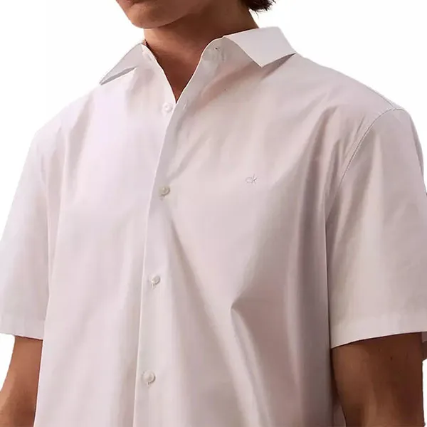 Áo Sơ Mi Nam Calvin Klein CK Woven Tops White 4LB147G - 110 Màu Trắng Size XS