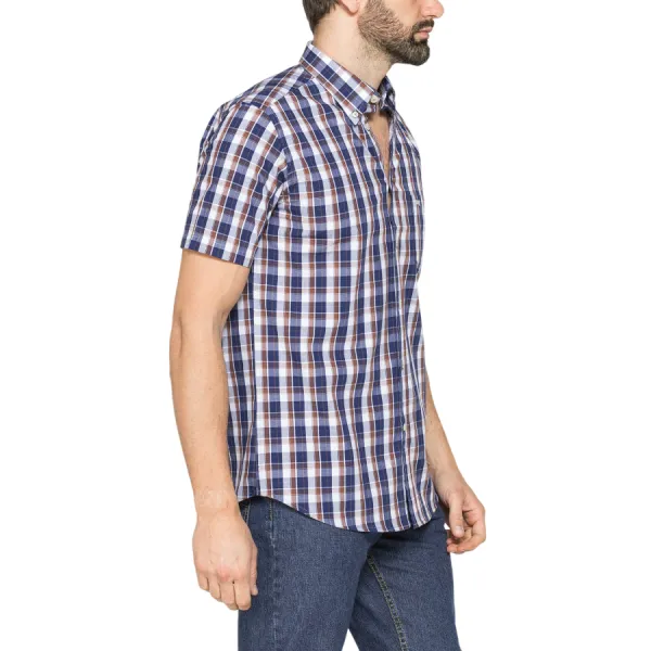 Áo Sơ Mi Nam Carrera Jeans 213C1230A_G062 Màu Xanh Kẻ Size M