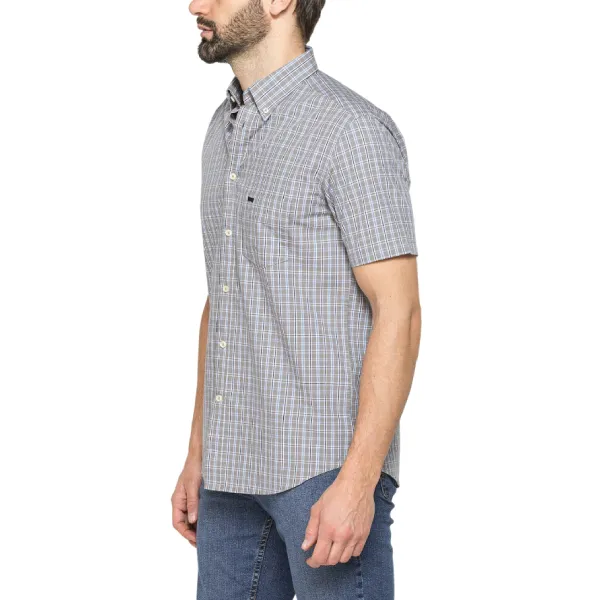 Áo Sơ Mi Nam Carrera Jeans 213C1230A_L015 Màu Xám Kẻ Size M