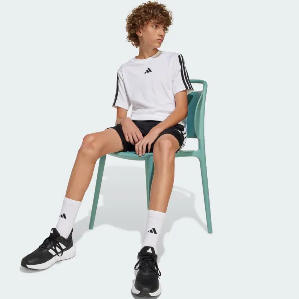 Áo Thun Adidas Train Essentials 3-Stripes Tee White JJ1033 Tshirt Màu Trắng Size S