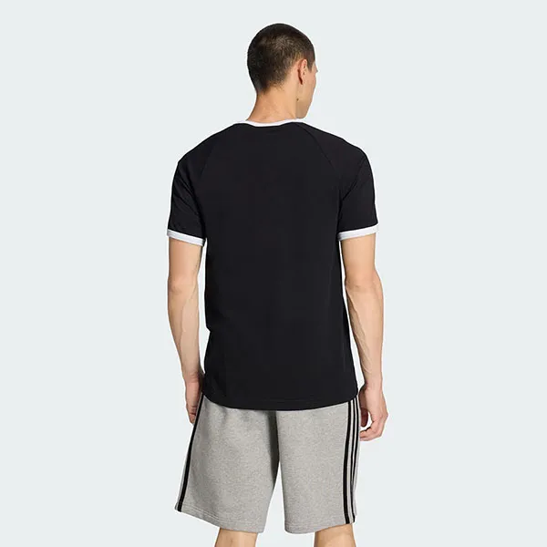 Áo Thun Nam Adidas 3-Stripes Ringer Black KF0417 Màu Đen Size S