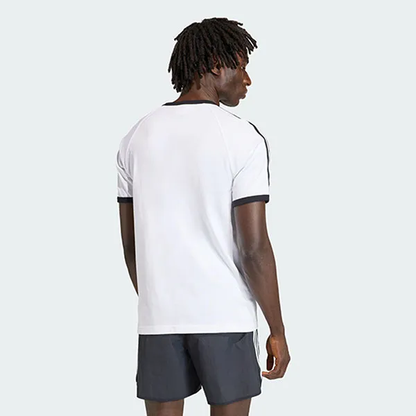 Áo Thun Nam Adidas 3 Stripes Ringer White KF0418 Màu Trắng Size S