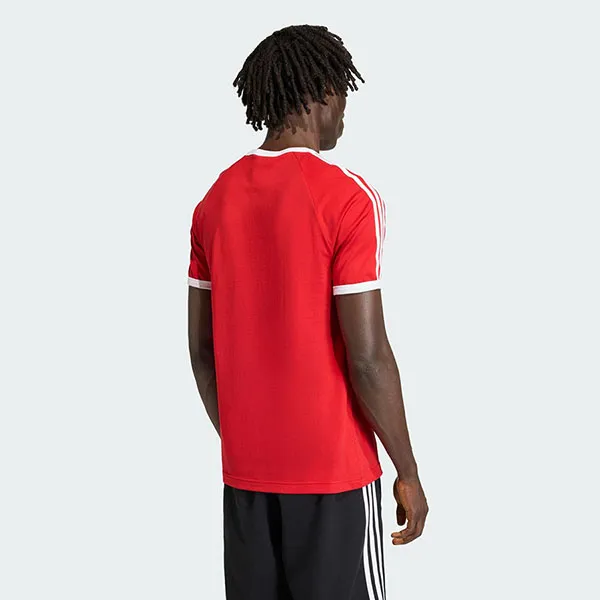 Áo Thun Nam Adidas 3-Stripes Slim Ringer T-Shirt KF0416 Màu Đỏ Size S