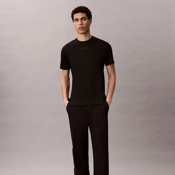 Áo Thun Nam Calvin Klein CK Mesh Sport T-Shirt 407F159 - 001 Màu Đen Size S