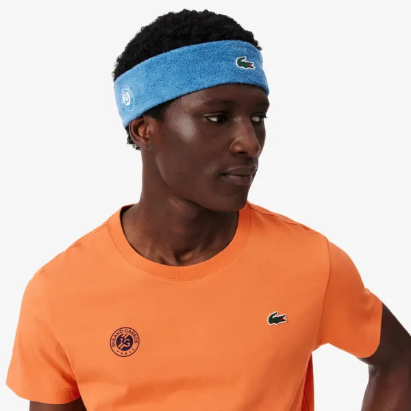 Áo Thun Nam Lacoste Men's Roland-Garros Edition Ultra Dry Tennis T-Shirt TH8309 - IY0 Màu Cam Size 4