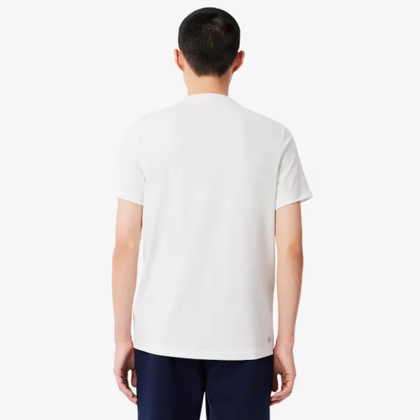 Áo Thun Nam Lacoste UV Protect Lightweight Stretch Sport TH8920 55G 001 Tshirt Màu Trắng Size 3