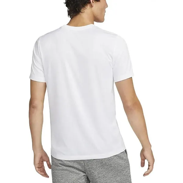 Áo Thun Nam Nike Dri-Fit Fitness White DX0990-100 Màu Trắng Size M