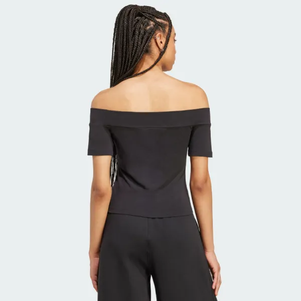 Áo Thun Nữ Adidas Adicolor Bandeau Black JV9742 Tshirt Màu Đen Size S