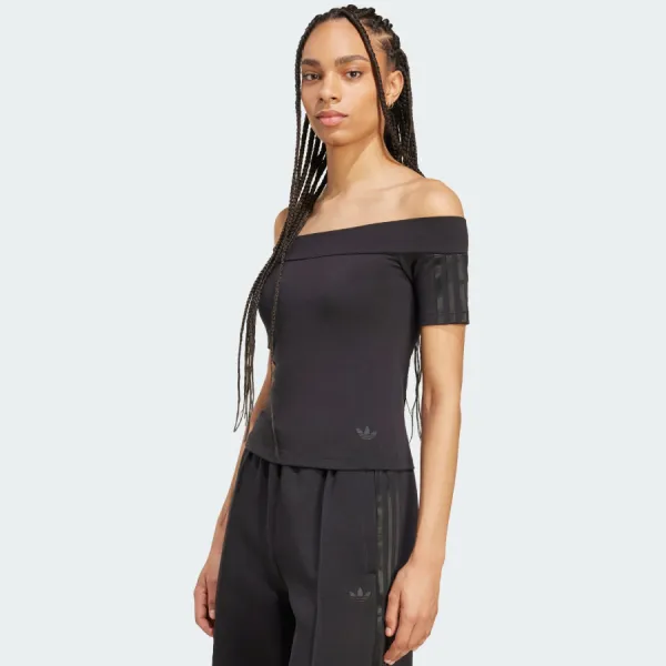 Áo Thun Nữ Adidas Adicolor Bandeau Black JV9742 Tshirt Màu Đen Size S