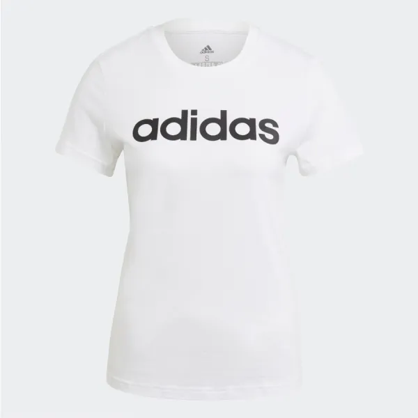 Áo Thun Nữ Adidas Essentials Slim Logo Tee White GL0768 Tshirt Màu Trắng Size S