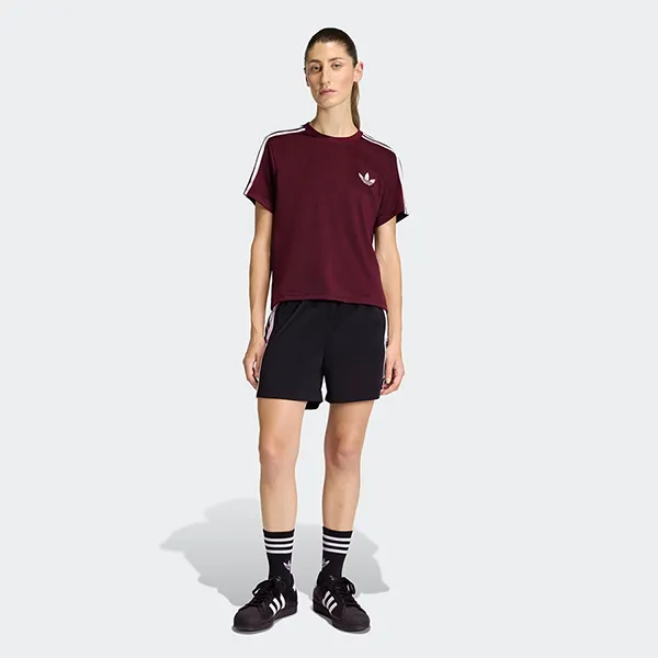 Áo Thun Nữ Adidas Firebird Tee KD6366 Màu Đỏ Mận Size L