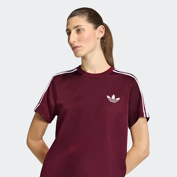 Áo Thun Nữ Adidas Firebird Tee KD6366 Màu Đỏ Mận Size L