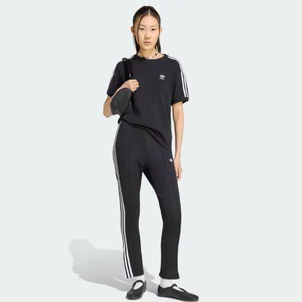 Áo Thun Nữ Adidas Lifestyle 3-Stripes Black IU2420 Tshirt Màu Đen Size M
