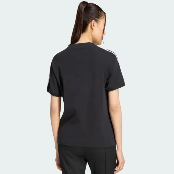Áo Thun Nữ Adidas Lifestyle 3-Stripes Black IU2420 Tshirt Màu Đen Size M