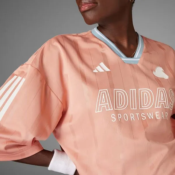 Áo Thun Nữ Adidas Women's Tiro Oversize 3-Stripes Jersey JG4095 Màu Cam Size S