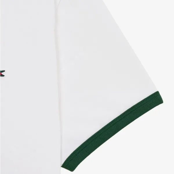 Áo Thun Nữ Lacoste Cooling Print Short Sleeve TF678E 56G 70V Tshirt Màu Trắng Size 36