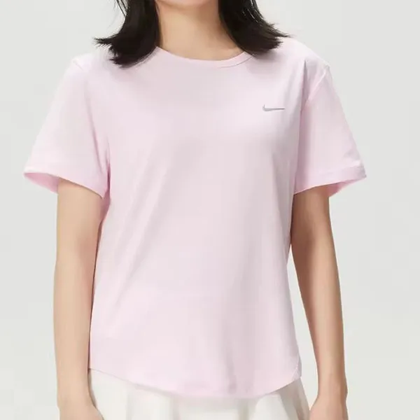 Áo Thun Nữ Nike Dri-FIT Tempo Short-Sleeve Running Top HQ0649-663 Màu Hồng Nhạt Size S