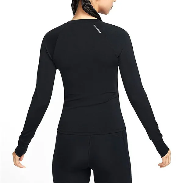 Áo Thun Nữ Nike Pro Dri-FIT Base Layer Black FV7846-010 Màu Đen Size L