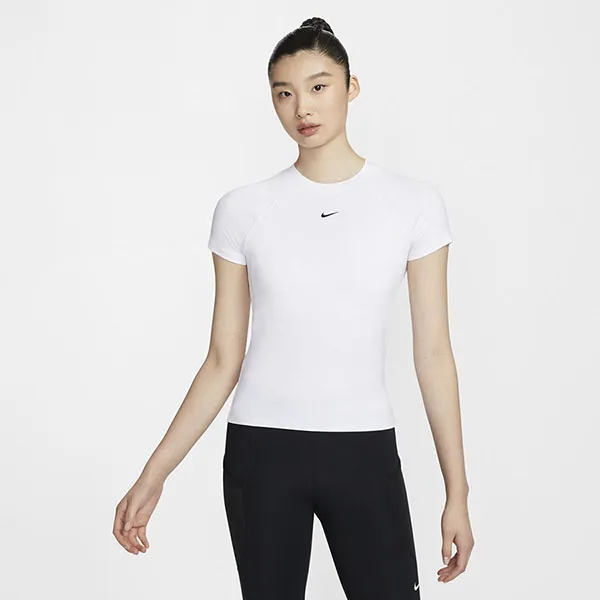 Áo Thun Nữ Nike Pro Dri-FIT White FV7843-100 Màu Trắng Size S