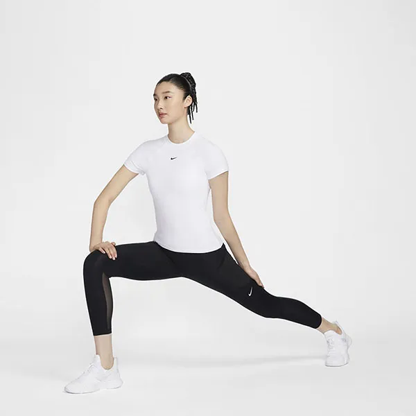 Áo Thun Nữ Nike Pro Dri-FIT White FV7843-100 Màu Trắng Size S