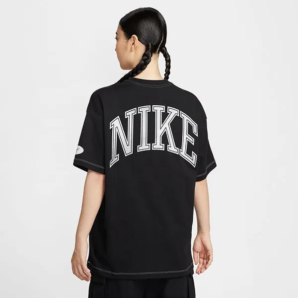 Áo Thun Nữ Nike Sportswear Street Summit Black HV4973-010 Màu Đen Size S