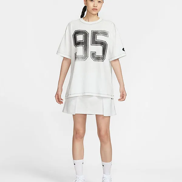 Áo Thun Nữ Nike Sportswear Street Summit White HV4973-121 Màu Trắng Size XS