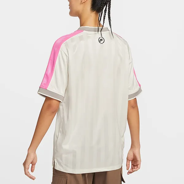 Áo Thun Nữ Nike Sportswear V Neck Jersey Top IH8505-133 Màu Trắng Hồng Size S