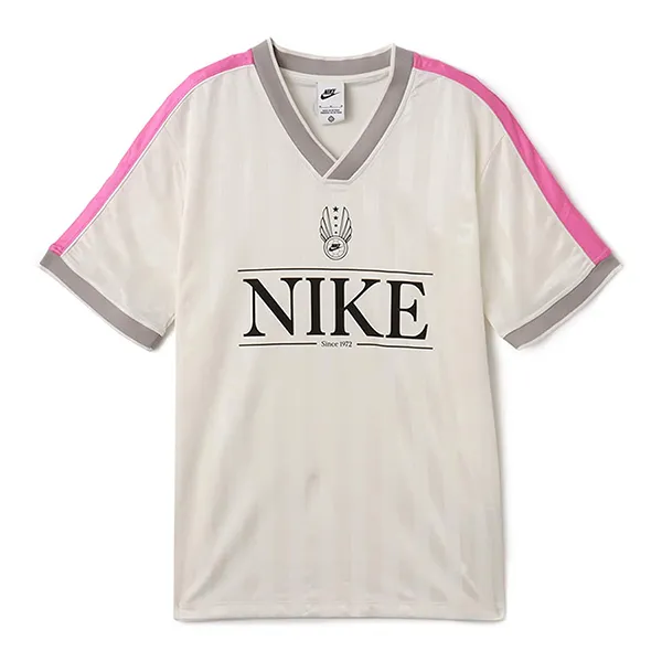 Áo Thun Nữ Nike Sportswear V Neck Jersey Top IH8505-133 Màu Trắng Hồng Size S