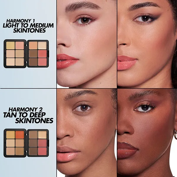 Bảng Trang Điểm Đa Năng Make Up For Ever HD Skin All-In-One Face Palette 12 Ô Tone Harmony 1