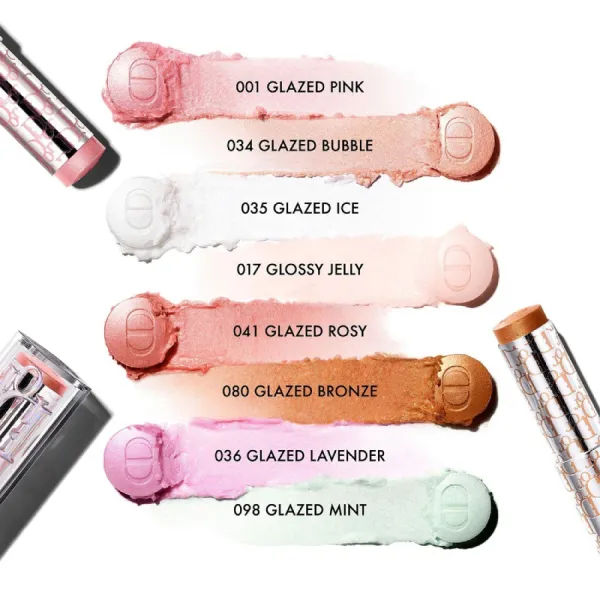 Bắt Sáng Dior Backstage Glassy Glow Stick 017 Glossy Jelly Màu Hồng Nhạt