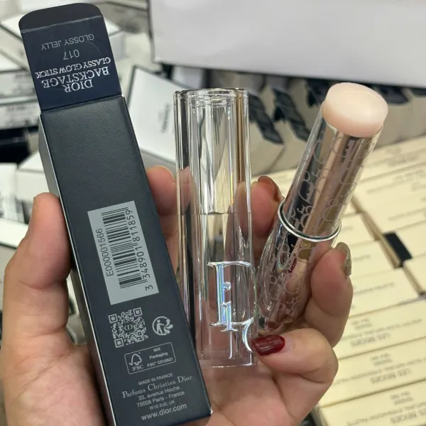 Bắt Sáng Dior Backstage Glassy Glow Stick 017 Glossy Jelly Màu Hồng Nhạt